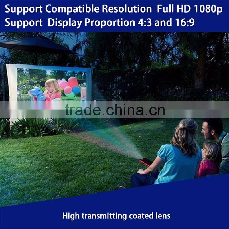 E06S Android 4.2.2 OS Mini Wifi Airplay Telefoon/PC cnected with Mobiele Video Projector
