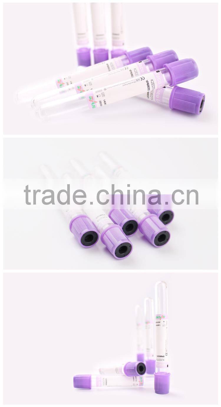 High Quality Disposable Vacuum Tubes For Blood Collection Blood