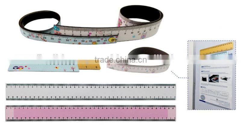 Magnetic Ruler stationery home office use measure magnet ruler