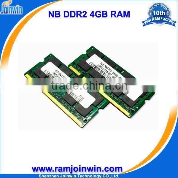 ETT chips 4gb pc2-6400 ddr2 sodimm ram memory module