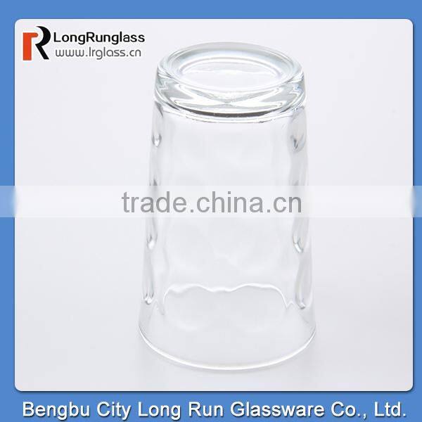 LongRun 200ml high quality transparent drinking glass cup water mug
