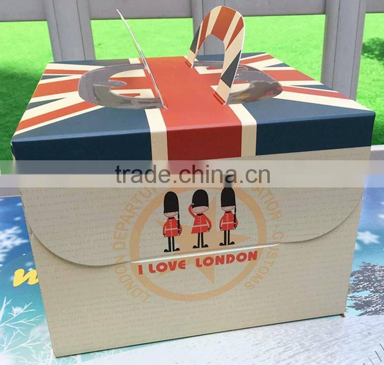 England Royal Guard Mousse cake box with factory price