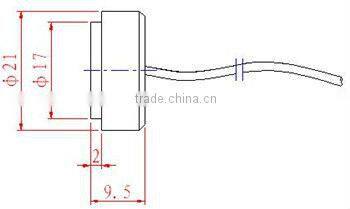 1.0MHz Ultrasonic Flow Sensor for Water Flow MeterSensorsHigh Frequency 1MHz Water Flow MeterUltrasonic Water Flow Meter Sensor