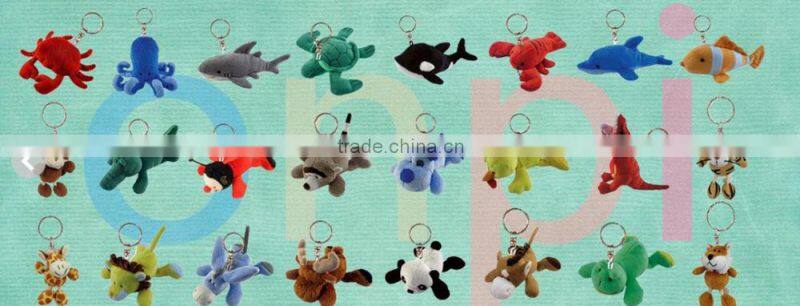 Plush cute dog fridge magnet toy, lovely plush fridge magent toy