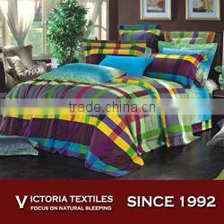colorful stripe print bed sheets set queen bedding comforter set