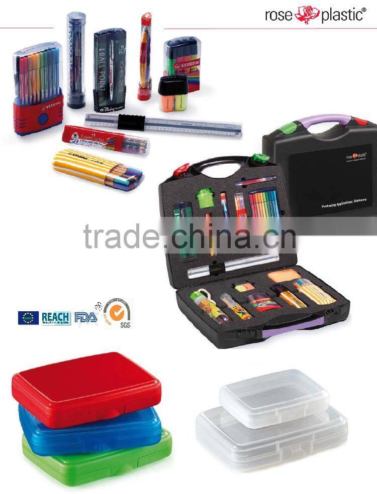 Hard durable waterproof injection moulding colorful cylinder printing plastic gift boxes for storage