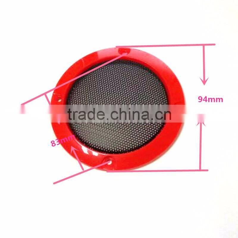Perforated Red Plastic speaker cover3.7 inch speaker grille speaker accessories