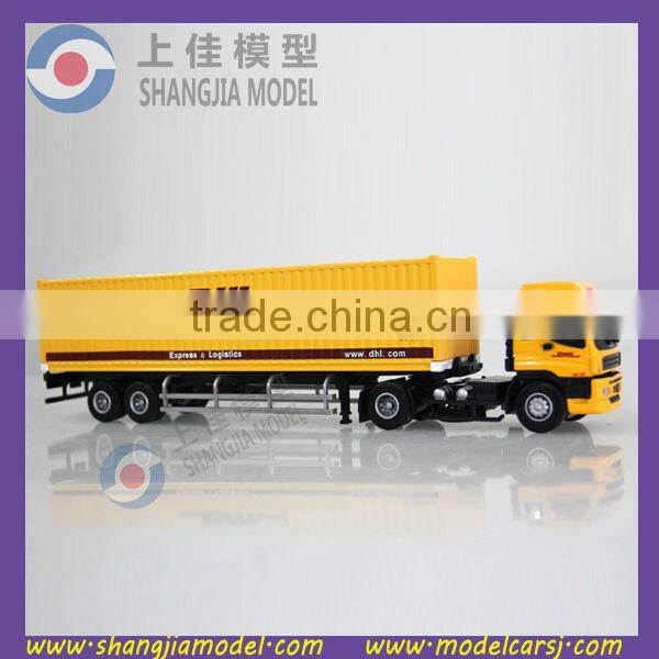 1:50 DHL diecast container truck model,diecast truck toy,china model truck toy factory