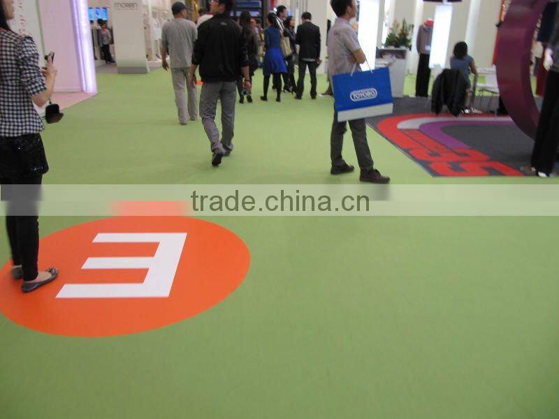 Needle Punched Nonwoven Plain Surface Exhibition Carpet