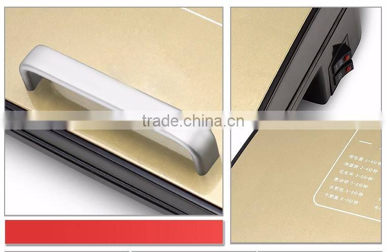 Multifunctional gloden electric pan electric griddle