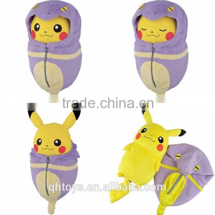 High quality cute soft doll pikachu plush stuff