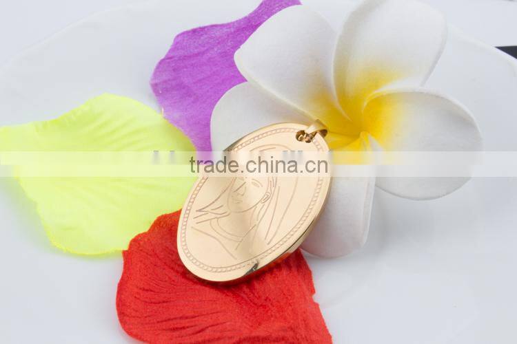 2015 best sell jewelry Virgin Mary gold pendant