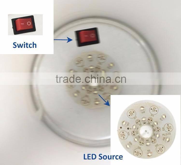 China factory wholesale solar garden light pmma lampshade material