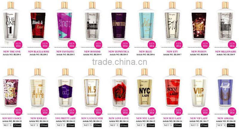 Big brand Moisturizing perfumed body lotion sex in the city perfume body lotion from OEM factory