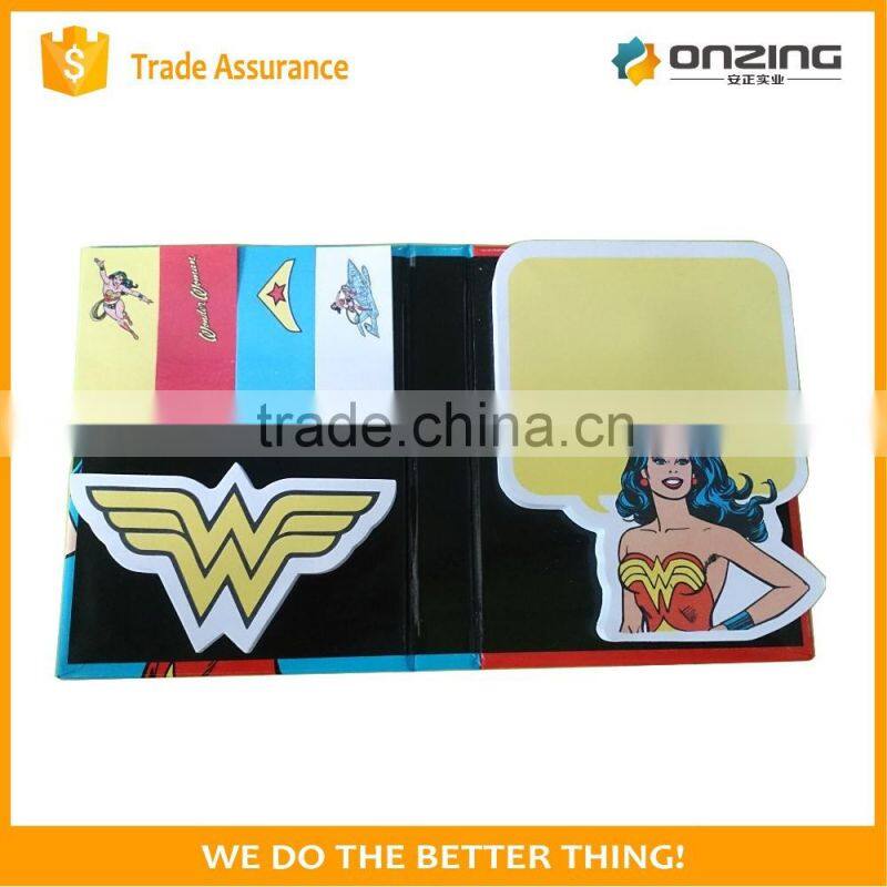High quality fancy pad sticky notes with cover