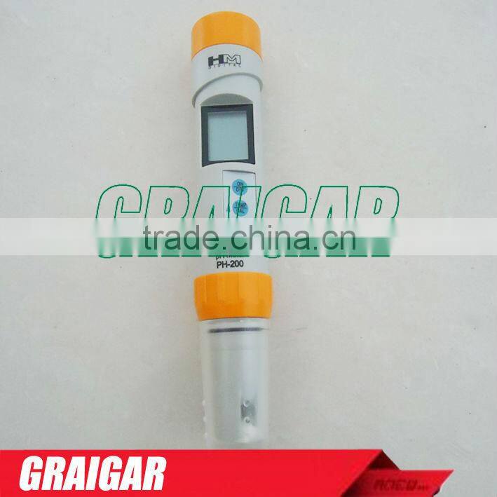 High accuracy HM digital PH-200 Waterproof pH/Temp Meter