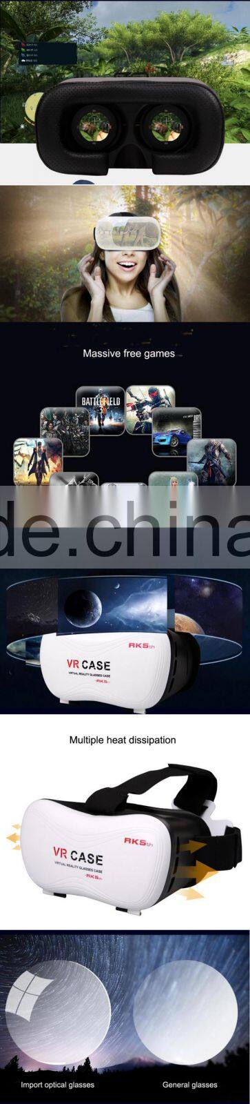 New Generation Vr Casse/box 3D Glasses for Enjoy 3D Game/Movie on Smartphones
