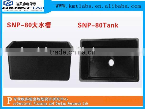 Small Size School Physics Lab Chemical Resistant Sink With PP Drain Bottle Trap