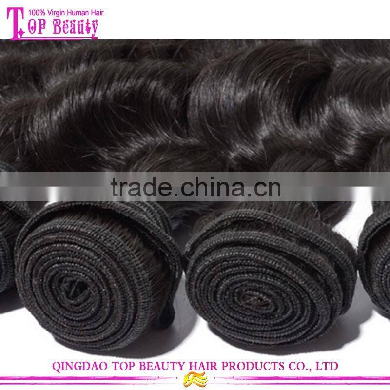 2016 Top quality natural 8A grade loose body wave filipino hair weave
