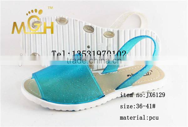 jelly color fashion ladies sandal