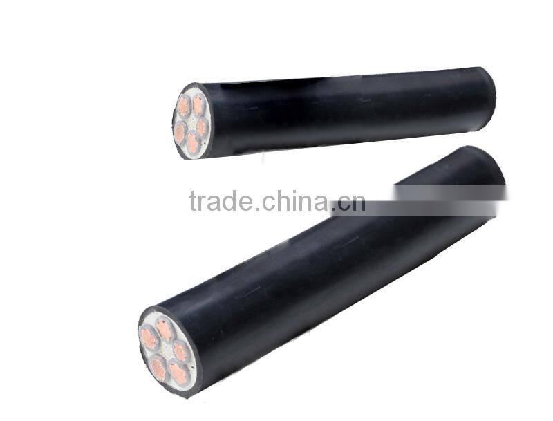 5 cores copper pvc coated xlpe insulated power cable 5x50mm2 electrical cable
