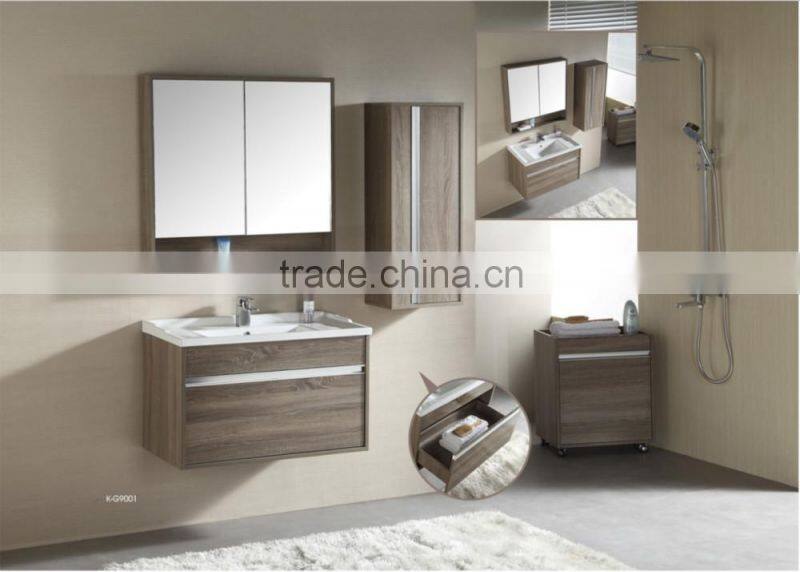 popular modern design PVC bathroom cabinet