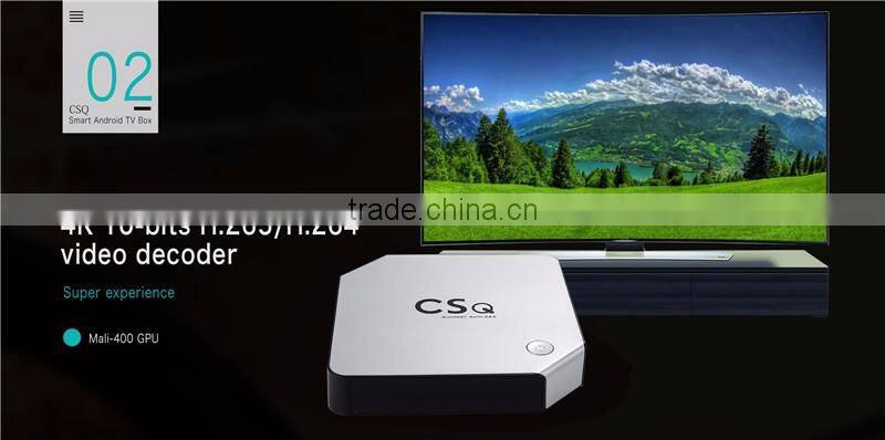 2016 China wholesale market CSQ RK3229 1G 8G fully loaded Android quad core TV box google Android 4.4(up to6.0) smart TV box