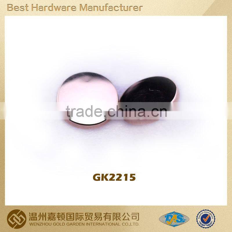 high qualiy 15mm metal snap button caps t