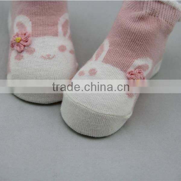 GSB-53 Wholesale custom high quality 100% organic cotton fancy plain baby socks