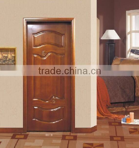 used wooden door solid wood door with good design from China