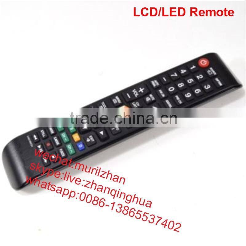 High Quality Black 52 Keys LED/LCD Remote Control for samsung