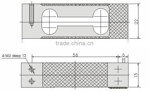 Single point type load cell