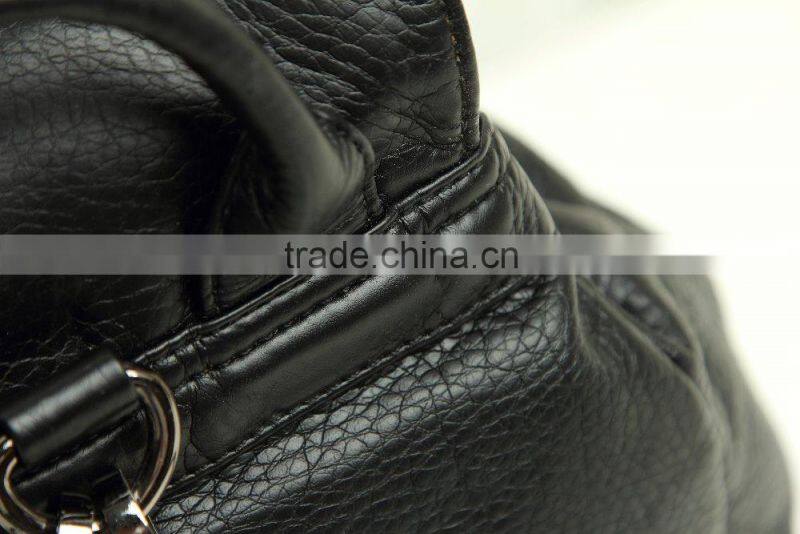 2016 KAUKKO new design leather travel bag durable massage backpack for teen girls