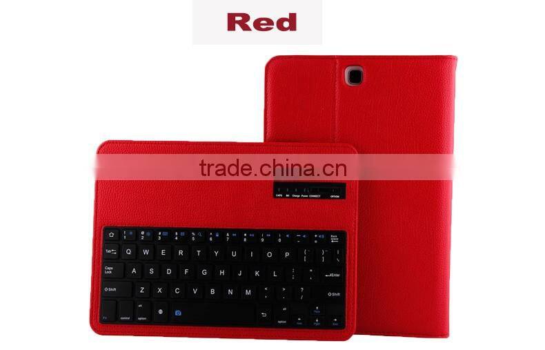 Litchi pattern all-in-one bluetooth keyboard for Samsung 10.1inch T550/T551-SA1055