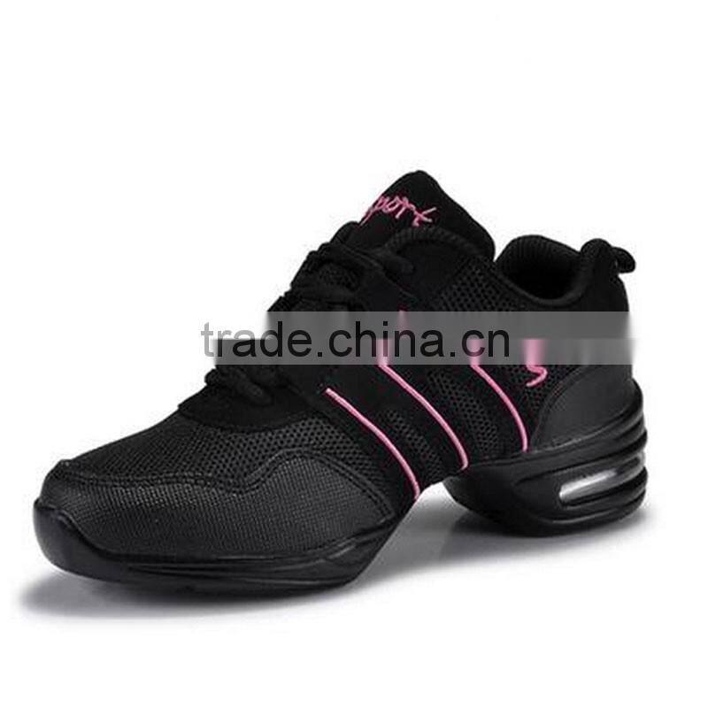 Sport dance shoes can wear in outside high quality dance shoes jazz for women