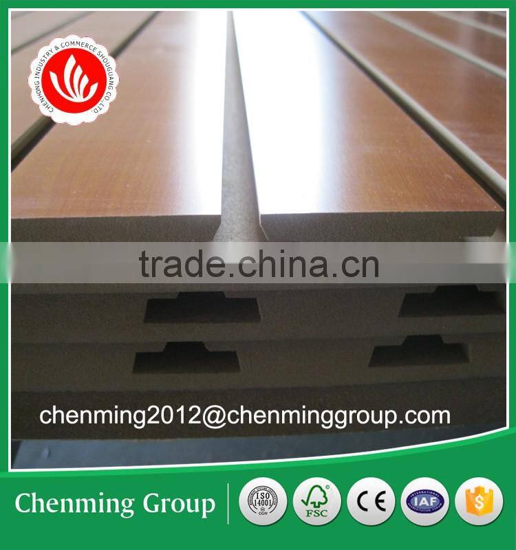 Wooden slat wall panel/slot boards