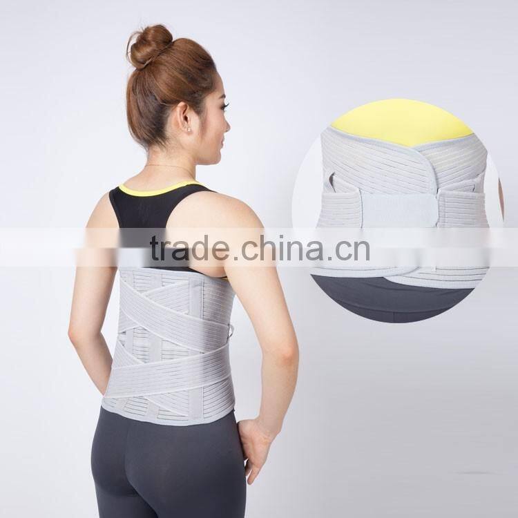 Back pain strap elastic lumbar spine support brace back support belt