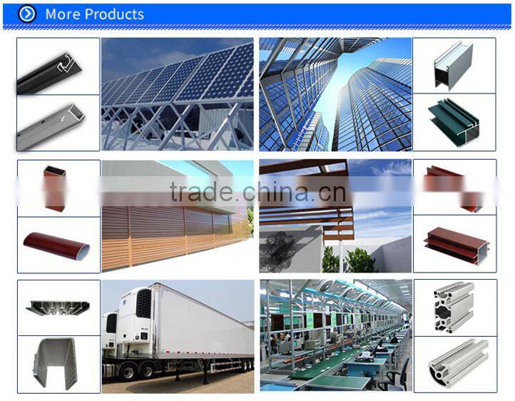 Newly designed 6000 series aluminum alloy beam profiles for door and wiondow,curtain wall, glass house