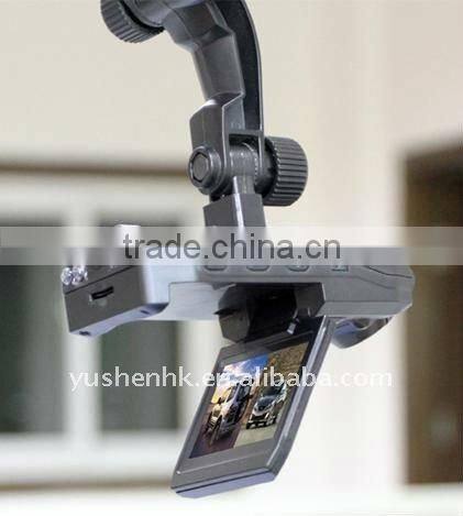 Dual cameras Vehicle Car DVR black box night vision dual lens 120 degree KA063-10