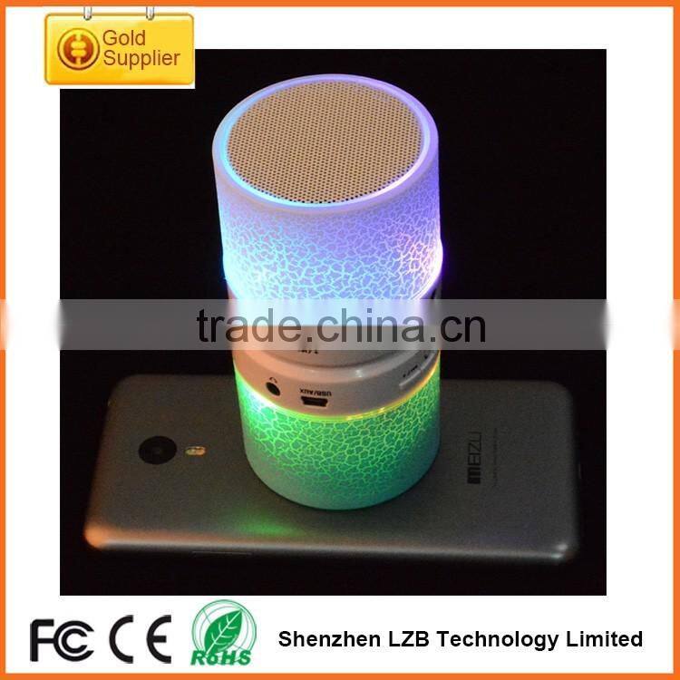 Hot sale Portable Led Bluetooth Speaker Mini Altavoz LED Speakers Dual Bass Blutooth 3d Surround speaker