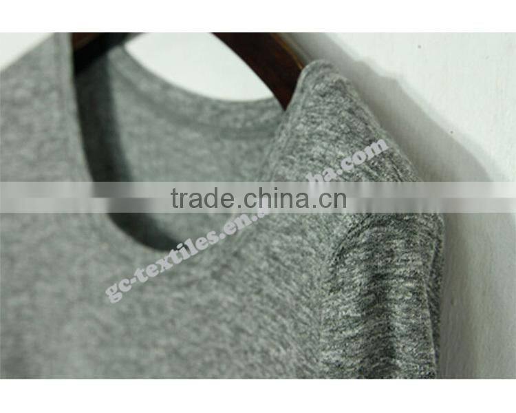 Girl's Manlange Grey Printed Standard Collection Long Sleeve T-shirts