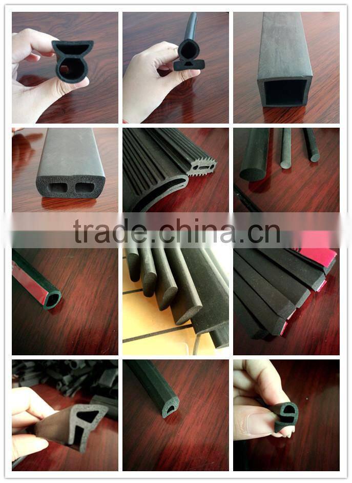 extrusion flat EPDM sponge foam strips/rubber sheet