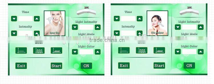 5 in 1 pdt face skin analyzer machine