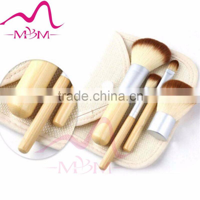 Private Label Elegant 4 Piece Basic Professional Makeup Brushes