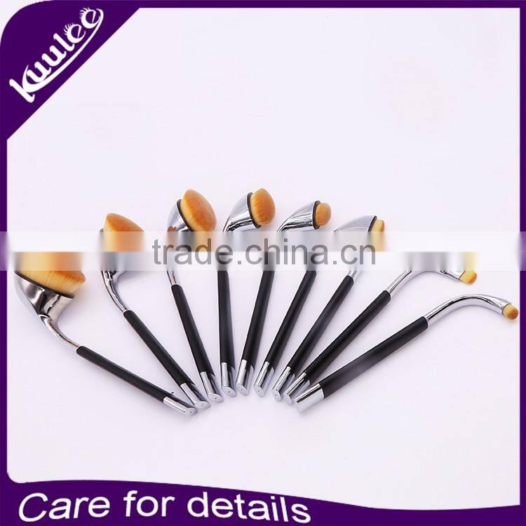 9pcs Golf Pro Cosmetic Makeup Brush Professional Kit makeup brushes with black