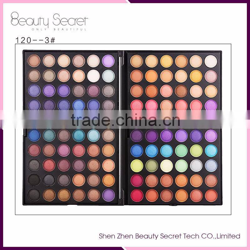 High Quality Chinese Factory Waterproof Cosmetic120 Color Makeup Eyeshadow