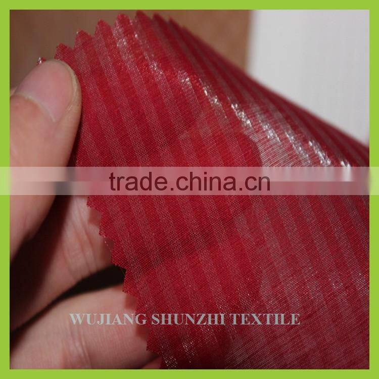 new Nylon Polyester Tencel blend stripe shawl mercerize fabric