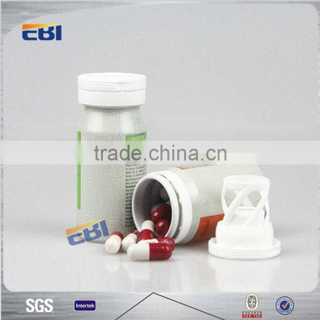 Chinese plain plastic tablet container