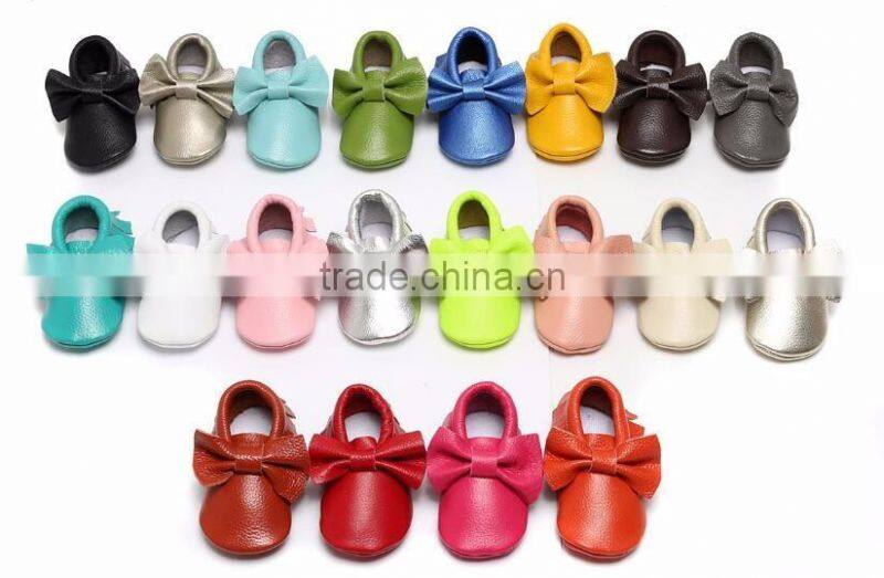Genuine leather moccasins baby, wholesale shoes baby moccasins