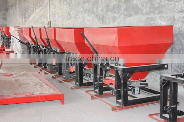 1000L Organic fertilizer spreader with two discs